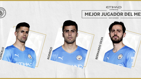 ¡Abiertas las votaciones al premio Etihad al jugador del mes!