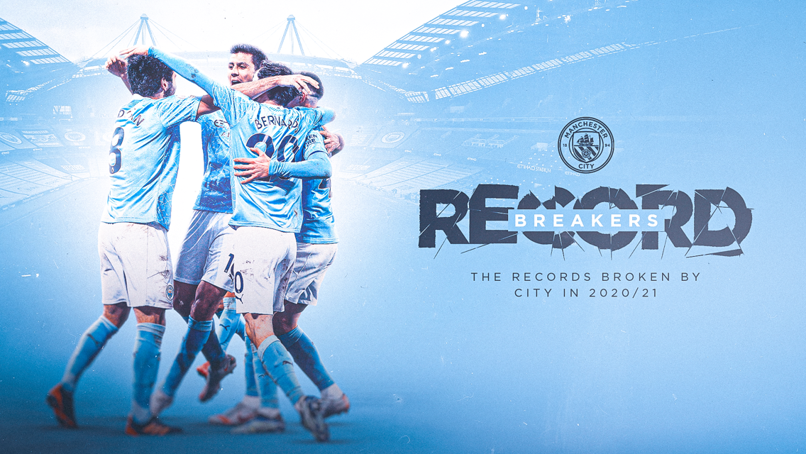 City quebra recordes no caminho para a conquista da Premier League