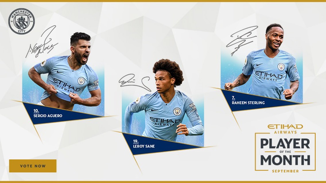 Jugador Etihad del Mes: septiembre