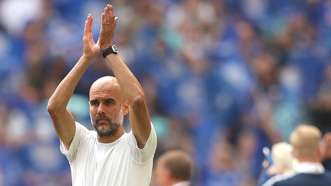 Pep orgulhoso dos jogadores apesar da derrota