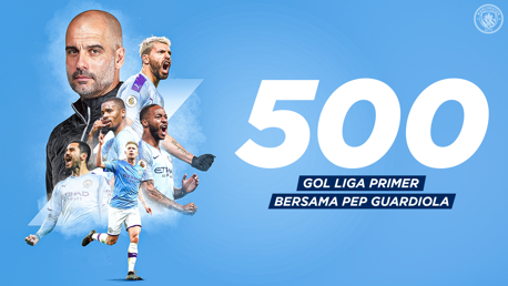Guardiola Menjadi Manajer Tercepat Yang Mencapai 500 Gol Liga Primer