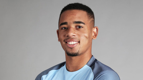 CLOSE-UP: Gabriel Jesus flashes a dazzling smile to the camera