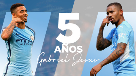 Gabriel Jesus: un lustro de grandes momentos