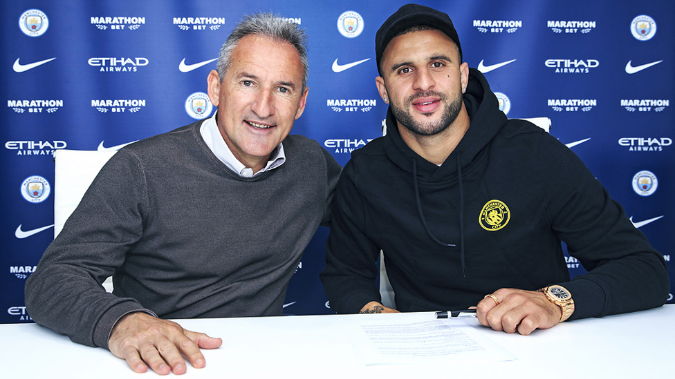 Our man - Txiki completed the paperwork with Kyle