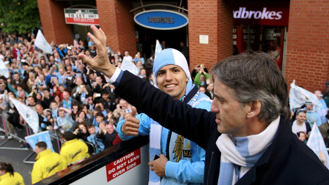 Mancini: "I knew Sergio would become a Premier League great"