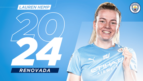 Lauren Hemp amplía su contrato con el City dos temporadas