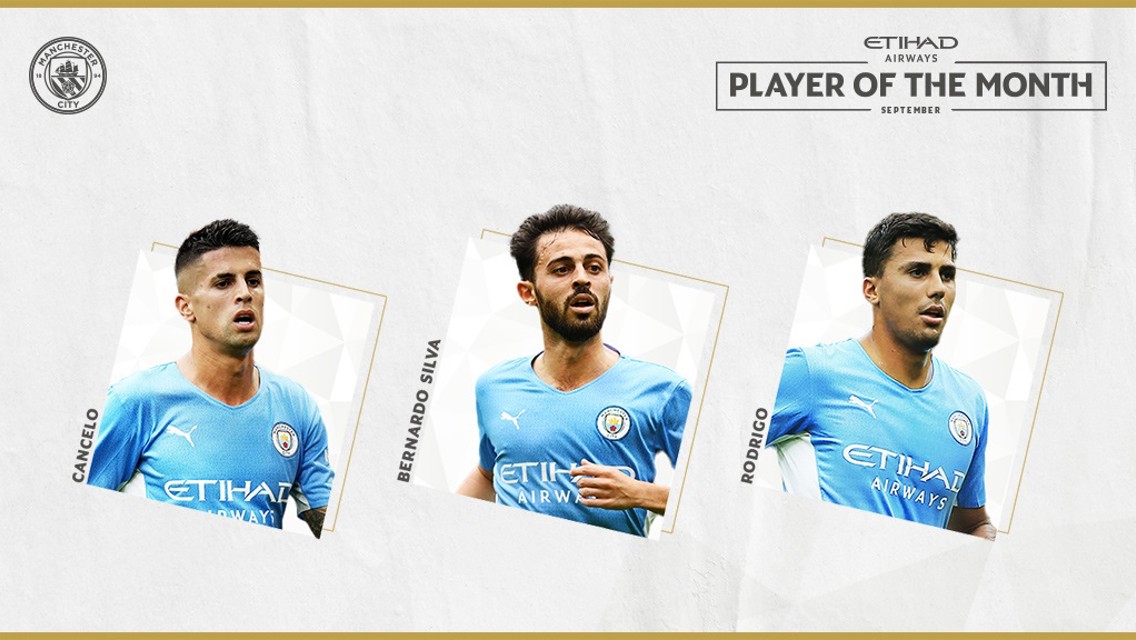 Abiertas las votaciones al jugador Etihad de septiembre