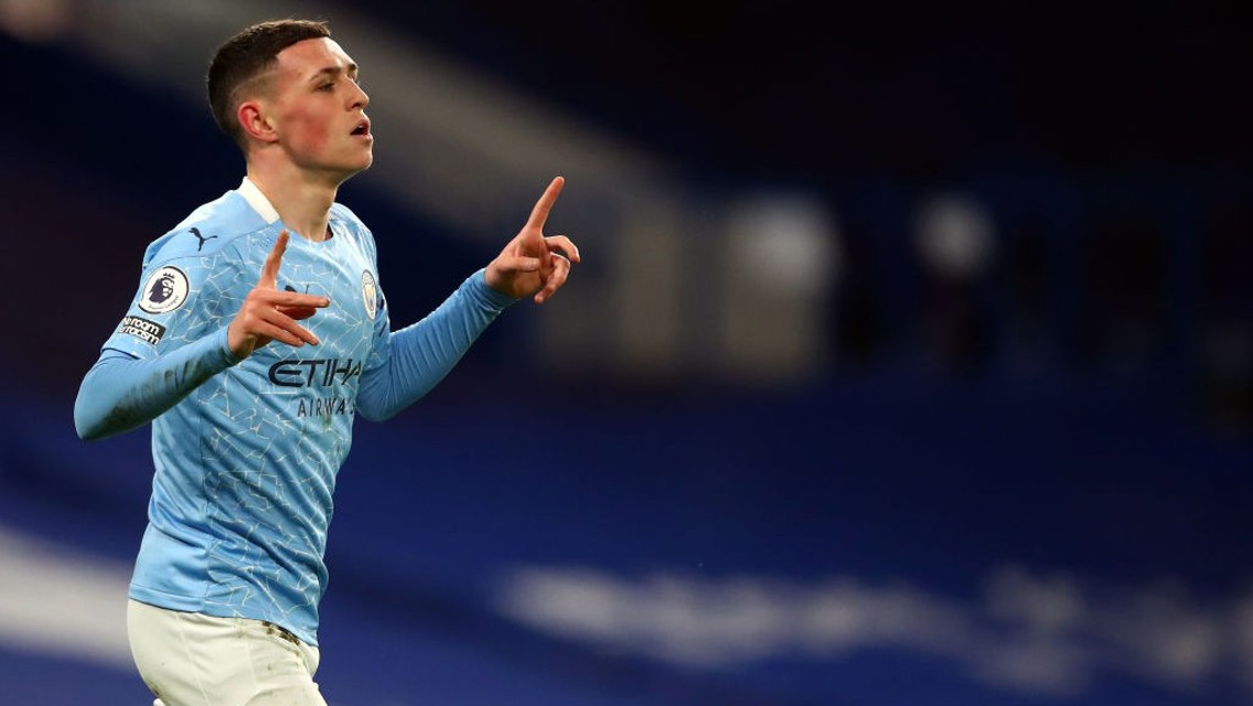 Phil Foden Capai 100 Penampilan Untuk City