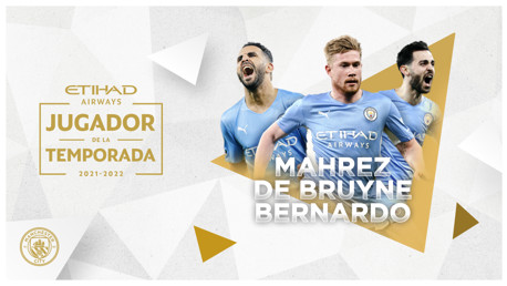 ¡Revelados los 3 finalistas al Premio Etihad al Mejor Jugador de la Temporada!