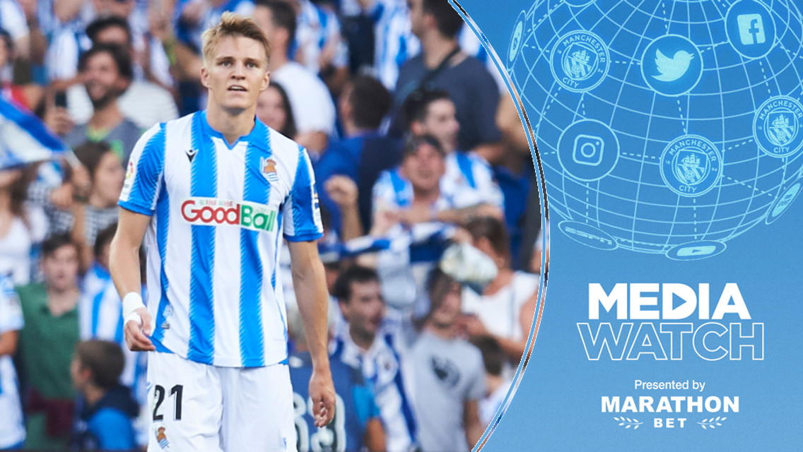 TARGET?: It's claimed City are monitoring Martin Odegaard, after watching him impress for Real Sociedad