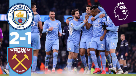 City 2-1 West Ham: resumen breve