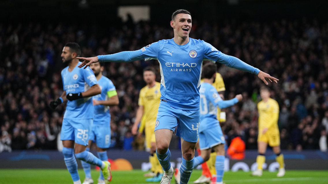 Foden praises Guardiola team talk after Brugge win 