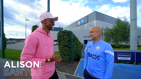 Alison dos Santos: Visita completa ao Manchester City