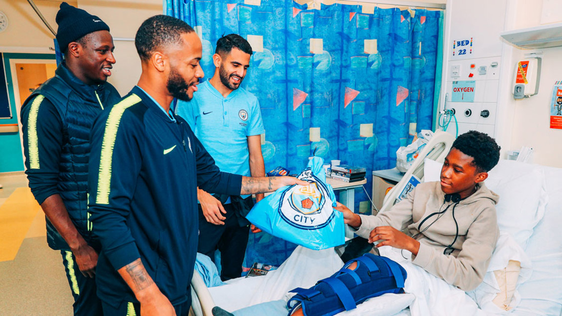 City spread festive cheer at Manchester hospitals