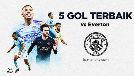 5 Gol Terbaik vs Everton