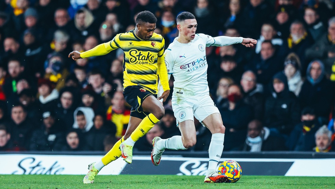 Which TV channel is City v Watford on?