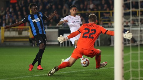 JOAO ABOUT THAT: Cancelo races through and pokes in after 30 minutes!