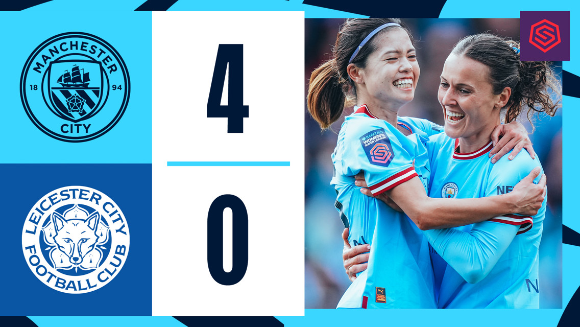City 4-0 Leicester City: resumen