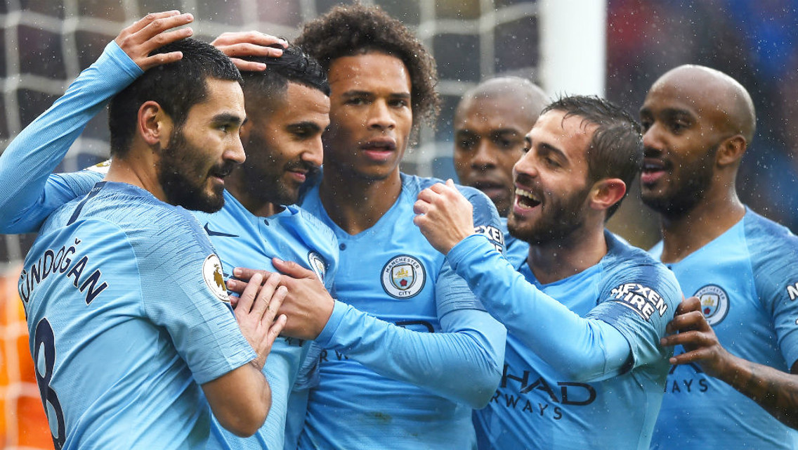 BRACE: Mahrez spoke to CityTV after his double at Cardiff 
