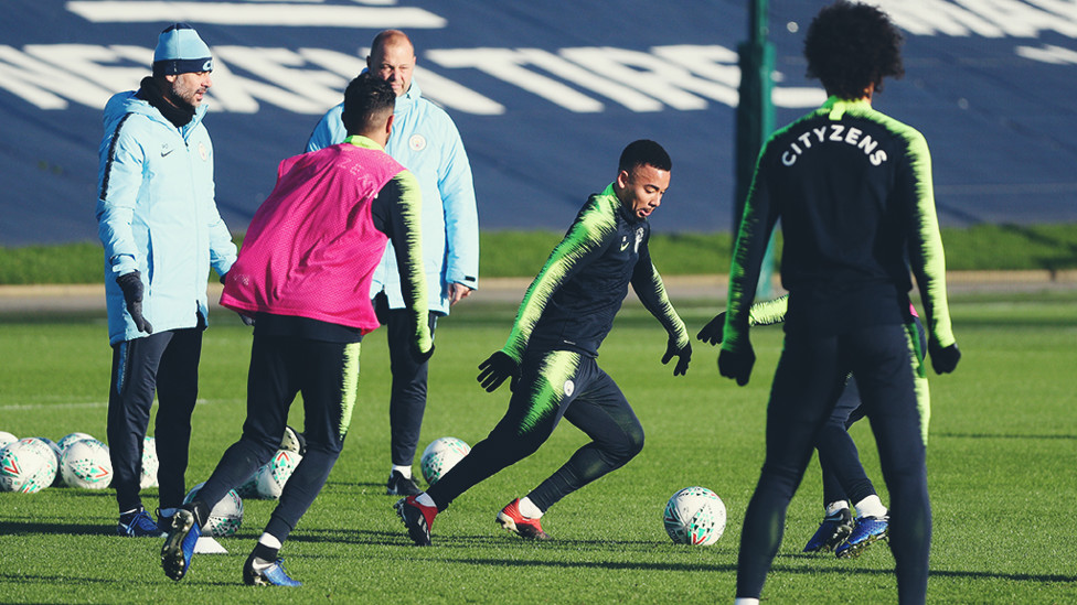 SURROUNDED : Gabriel Jesus plots his escape route