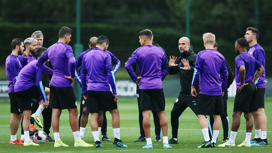 PROMPTS FROM PEP: The boss gives out instructions to the team