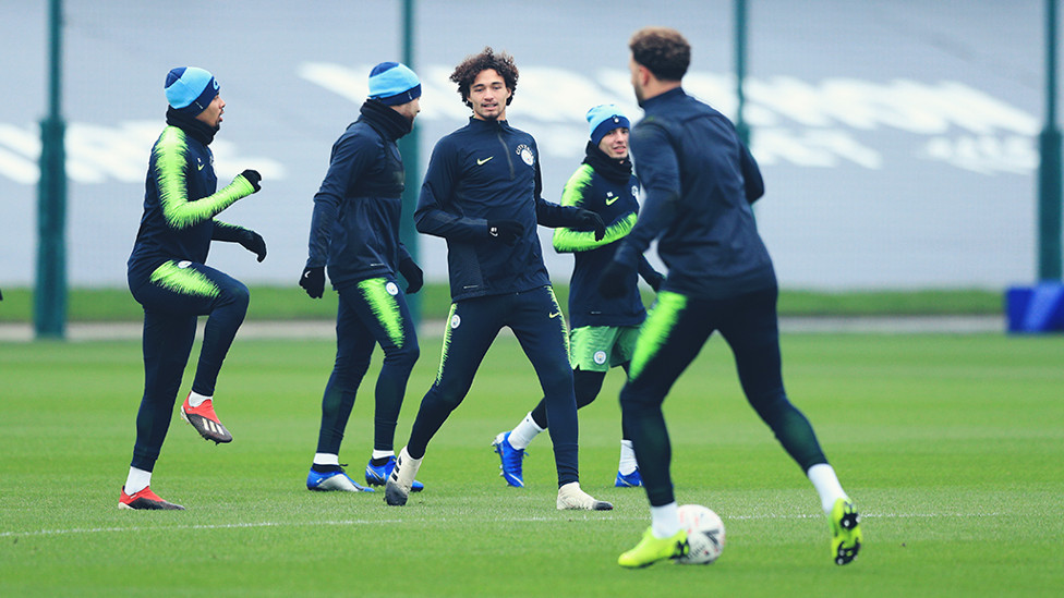 KNEES UP : Gabriel Jesus and Co get in the groove