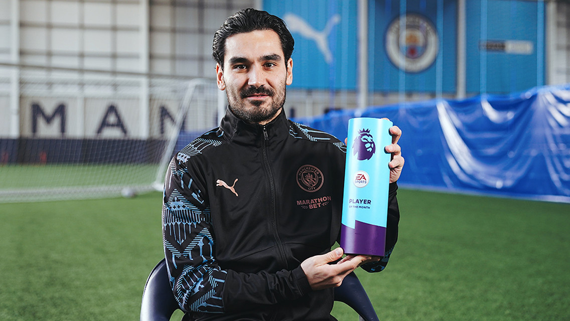 Gündogan élu joueur du mois de Premier League 