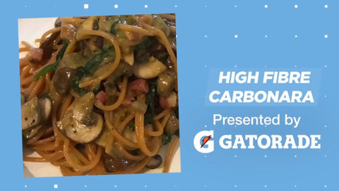 Cooking with City: High fibre carbonara
