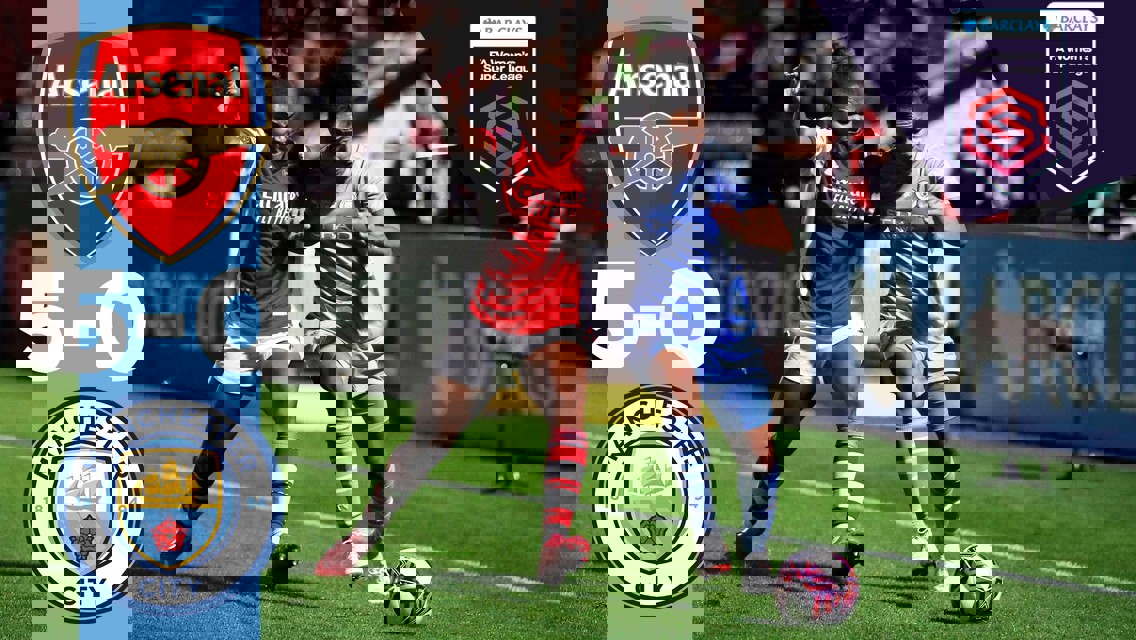 FA WSL highlights: Arsenal 5-0 City