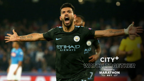 City + Watch Together: Kun joins us for a special night at Napoli!