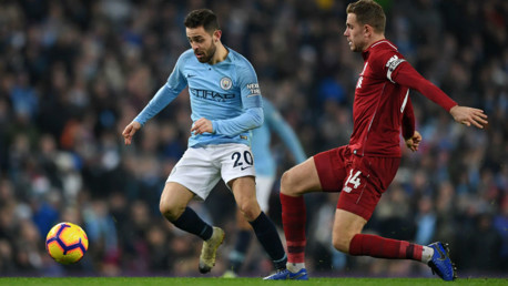 SOLID SILVA: Bernardo looks to get City motoring once more