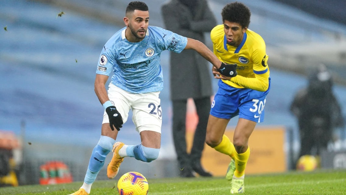 TRICKSTER: Mahrez gets us on the front foot early on.