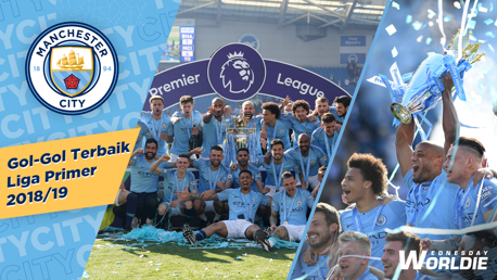 Gol-gol di 8 Trofi Utama di bawah Pep l 18/19 EPL