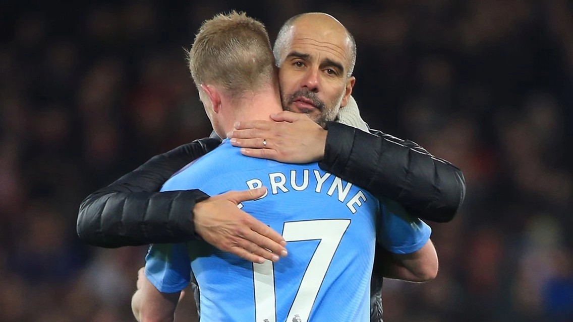 De Bruyne and Guardiola nominated for prestigious UEFA awards