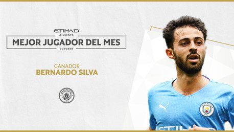 Bernardo, el Mejor del City en octubre