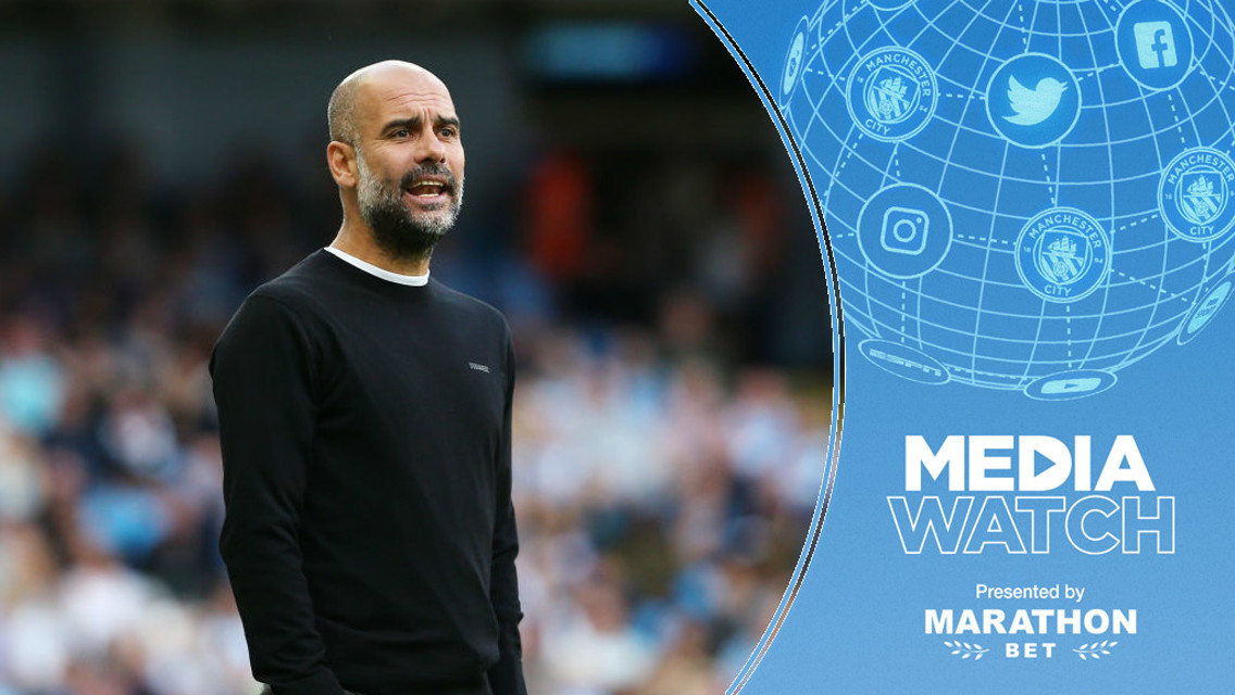 COMPLIMENT: Pep Guardiola has been praised by Atlanta boss Gianpiero Gasperini.